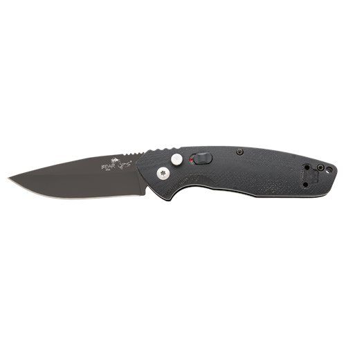 Bear Ops Auto Bold Action X Black G10 with Black Blade